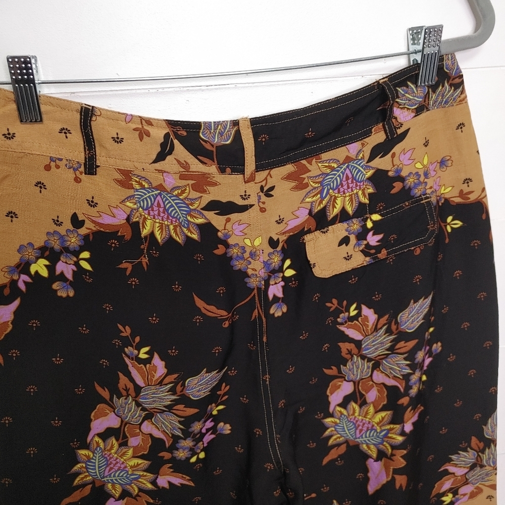 Scotch & Soda Linen Blend Floral Printed Straight Leg Pants Size M - Picture 8 of 15